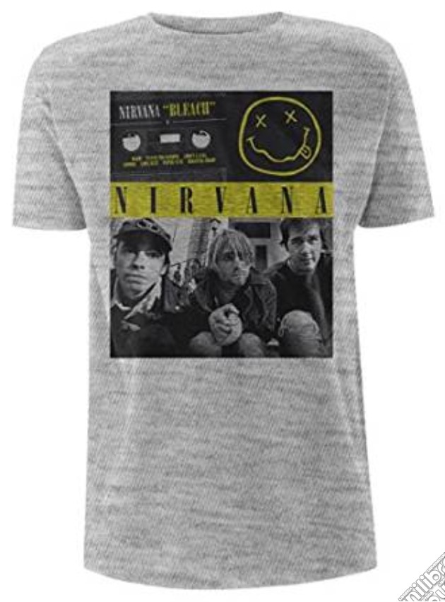 Nirvana: Bleach Tape Photo (T-Shirt Unisex Tg. L) gioco