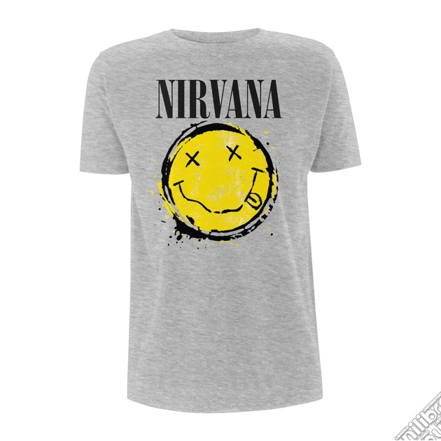 Nirvana - Smiley Splat (T-Shirt Unisex Tg. S) gioco di PHM