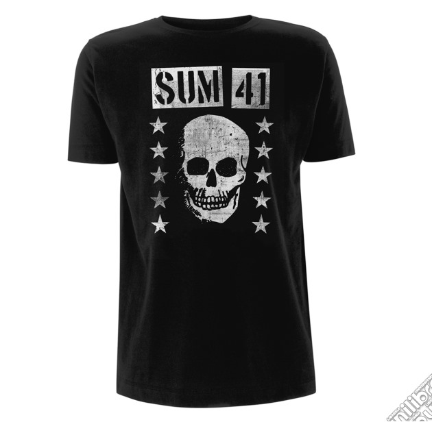 Sum 41 - Grinning Skull (T-Shirt Unisex Tg. S) gioco di PHM