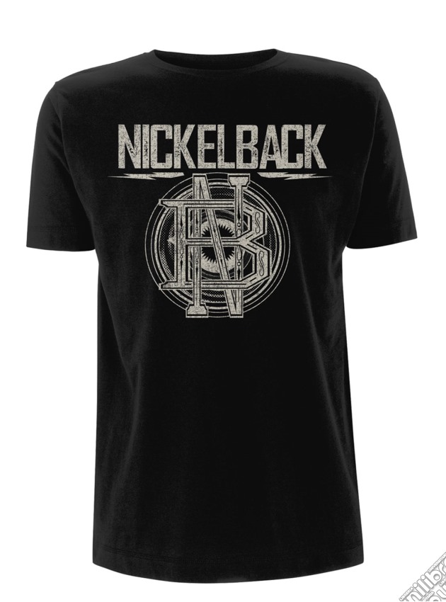 Nickelback - Logo Circle (T-Shirt Unisex Tg. S) gioco di PHM