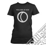 You Me At Six: Half Moon T-Shirt, Girlie Womens: 12