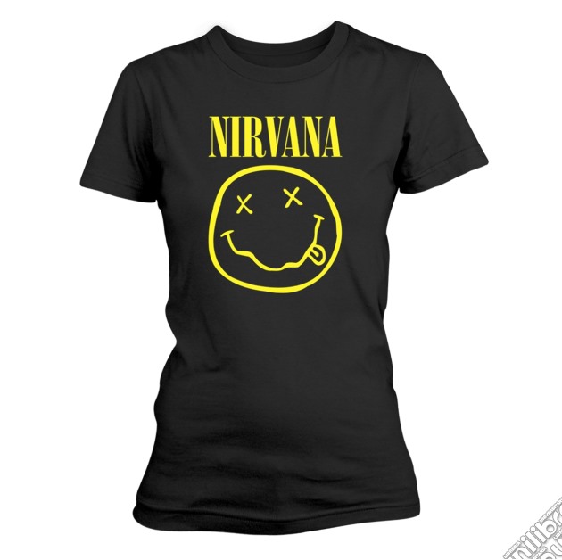 Nirvana - Smiley Logo (T-Shirt Donna Tg. L) gioco di PHM