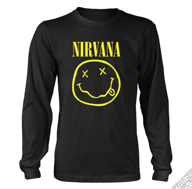 Nirvana - Smiley Logo (Maglia Manica Lunga Unisex Tg. M) gioco di PHM