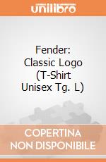 Fender: Classic Logo (T-Shirt Unisex Tg. L) gioco di PHM