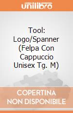 Tool: Logo/Spanner (Felpa Con Cappuccio Unisex Tg. M)