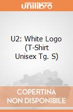 U2: White Logo (T-Shirt Unisex Tg. S)
