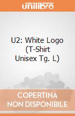 U2: White Logo (T-Shirt Unisex Tg. L) gioco di PHM