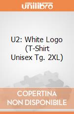 U2: White Logo (T-Shirt Unisex Tg. 2XL) gioco di PHM