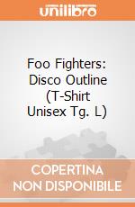 Foo Fighters: Disco Outline (T-Shirt Unisex Tg. L)