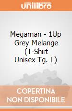 Megaman - 1Up Grey Melange (T-Shirt Unisex Tg. L) gioco