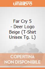 Far Cry 5 - Deer Logo Beige (T-Shirt Unisex Tg. L) gioco