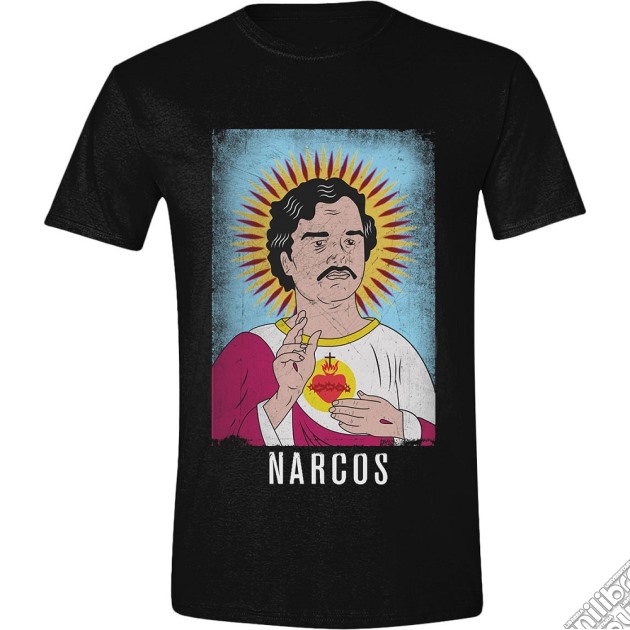 Narcos - Pablo Christ Black (T-Shirt Unisex Tg. S) gioco