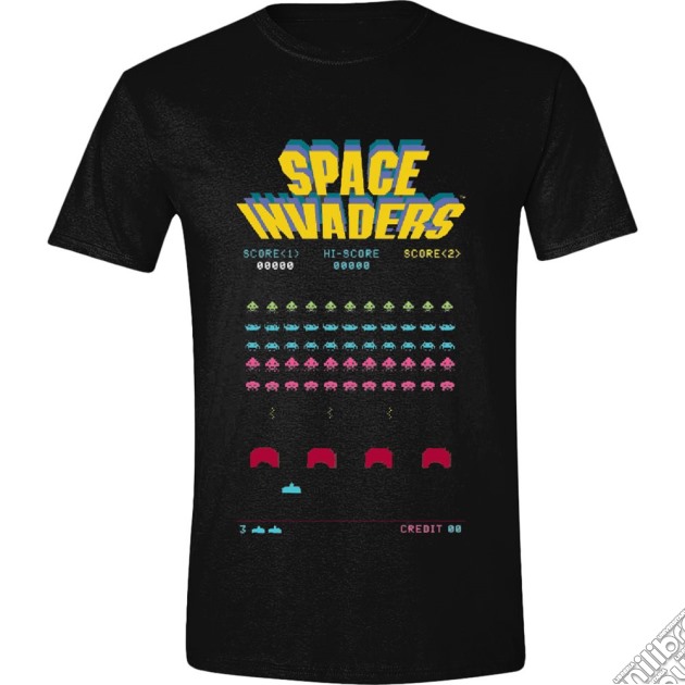 Space Invaders - Game Screen Black (T-Shirt Unisex Tg. 2XL) gioco