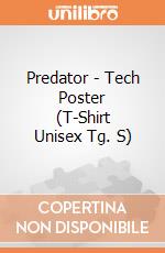 Predator - Tech Poster (T-Shirt Unisex Tg. S) gioco