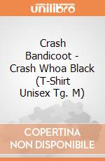 Crash Bandicoot - Crash Whoa Black (T-Shirt Unisex Tg. M) gioco