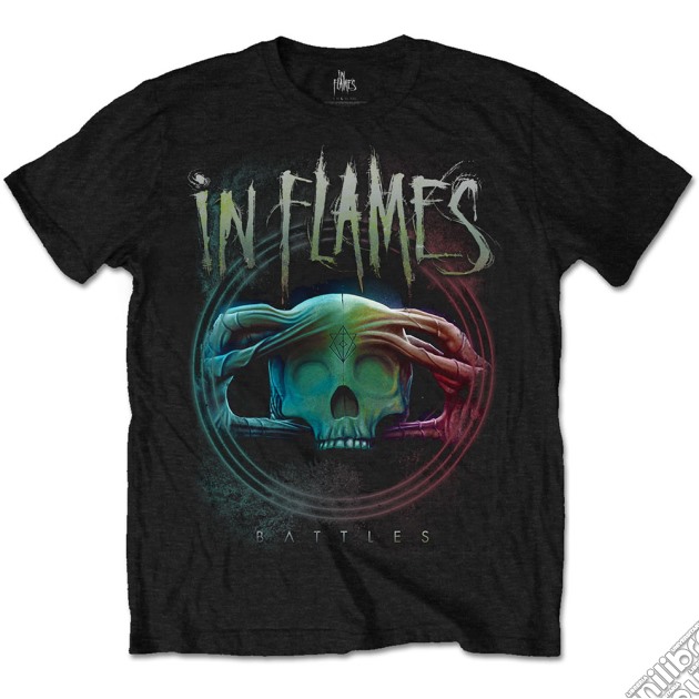 In Flames - Battles Circle (T-Shirt Unisex Tg. L) gioco di Rock Off