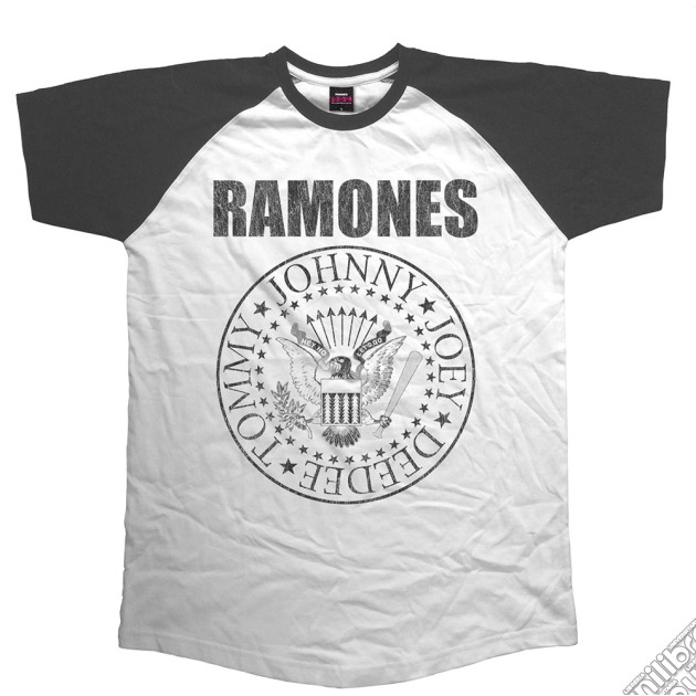 Ramones - Raglan Baseball Presidential Seal (T-Shirt Unisex Tg. L) gioco