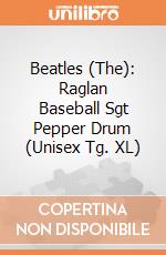 Beatles (The): Raglan Baseball Sgt Pepper Drum (Unisex Tg. XL) gioco