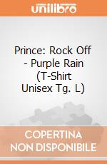 Prince: Rock Off - Purple Rain (T-Shirt Unisex Tg. L) giochi