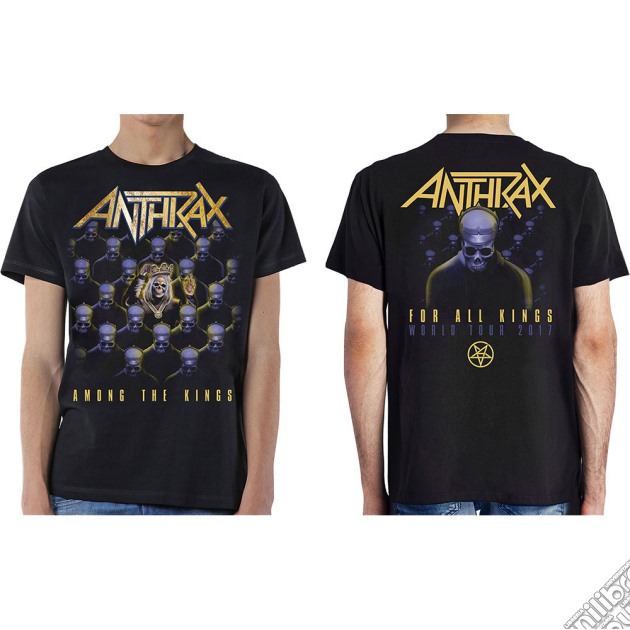 Anthrax - Among The Kings (With Back Print) (T-Shirt Unisex Tg. S) gioco