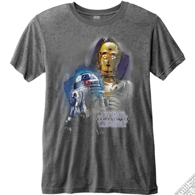 Star Wars - Episode VIII Droids Portrait (Burn Out) (T-Shirt Unisex Tg. S) gioco