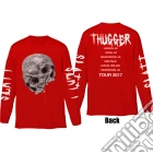 Young Thug - Thugger Skull (Back & Sleeve Print) (Maglia Manica Lunga Unisex Tg. XL) gioco