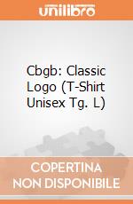Cbgb: Classic Logo (T-Shirt Unisex Tg. L)