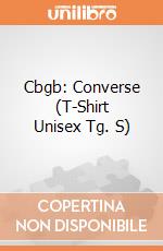 Cbgb: Converse (T-Shirt Unisex Tg. S) gioco