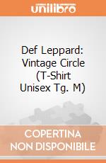 Def Leppard: Vintage Circle (T-Shirt Unisex Tg. M) gioco