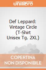Def Leppard: Vintage Circle (T-Shirt Unisex Tg. 2XL) gioco