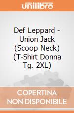 Def Leppard - Union Jack (Scoop Neck) (T-Shirt Donna Tg. 2XL) gioco