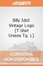 Billy Idol: Vintage Logo (T-Shirt Unisex Tg. L) gioco