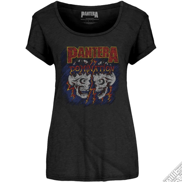 Pantera - Domination (Scoop Neck) (T-Shirt Donna Tg. M) gioco