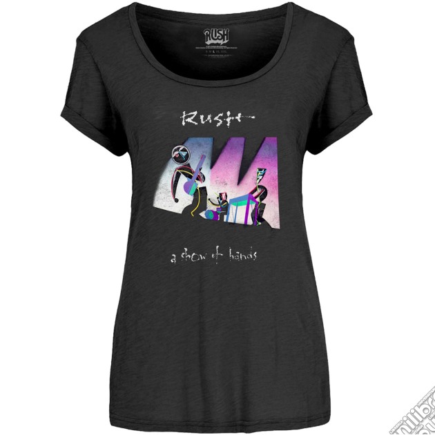 Rush - Show Of Hands (Scoop Neck) (T-Shirt Donna Tg. S) gioco