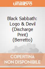 Black Sabbath: Logo & Devil (Discharge Print) (Berretto)