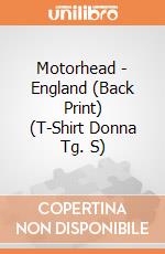Motorhead - England (Back Print) (T-Shirt Donna Tg. S) gioco