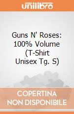 Guns N' Roses: 100% Volume (T-Shirt Unisex Tg. S) gioco