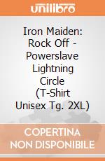 Iron Maiden: Rock Off - Powerslave Lightning Circle (T-Shirt Unisex Tg. 2XL) giochi