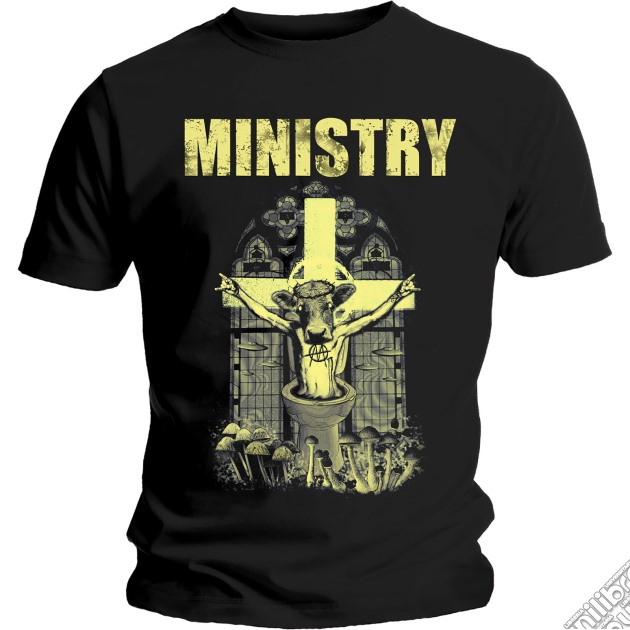 Ministry - Holy Cow Block Letters (T-Shirt Unisex Tg. M) gioco
