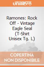 Ramones: Rock Off - Vintage Eagle Seal (T-Shirt Unisex Tg. L) giochi