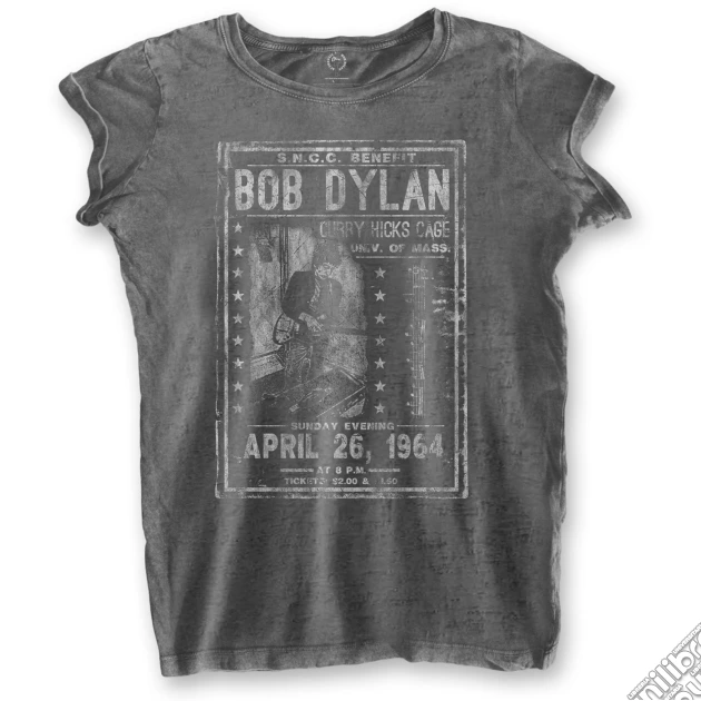 Bob Dylan: Curry Hicks Cage (Burn Out) (T-Shirt Donna Tg. XL) gioco di Rock Off