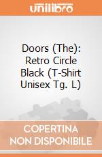 Doors (The): Retro Circle Black (T-Shirt Unisex Tg. L) gioco