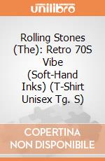 Rolling Stones (The): Retro 70S Vibe (Soft-Hand Inks) (T-Shirt Unisex Tg. S) gioco