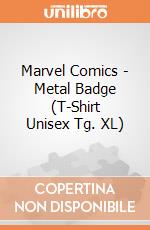 Marvel Comics - Metal Badge (T-Shirt Unisex Tg. XL) gioco