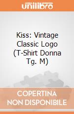 Kiss: Vintage Classic Logo (T-Shirt Donna Tg. M) gioco
