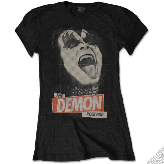 Kiss - The Demon Rock (T-Shirt Donna Tg. L) gioco
