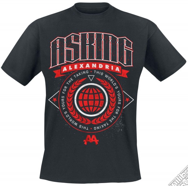 Asking Alexandria Men'S Tee: This World (Retail Pack) (Small) gioco