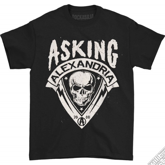 Asking Alexandria: Skull Shield (Retail Pack) (T-Shirt Unisex Tg. S) gioco