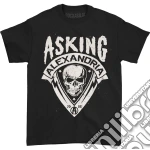 Asking Alexandria: Rock Off - Skull Shield Retail Pack (T-Shirt Unisex Tg. S) giochi