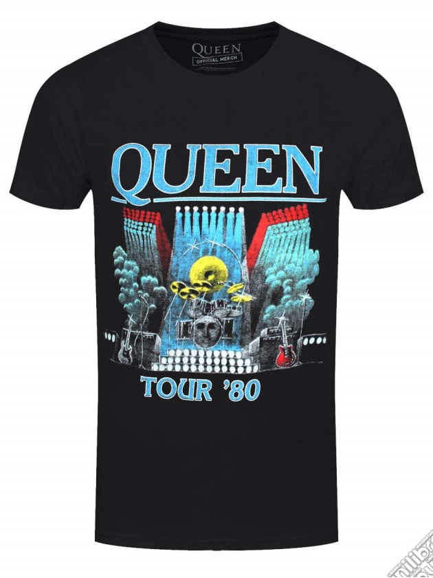 Queen: Tour '80 (T-Shirt Unisex Tg. S) gioco